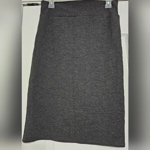 Elegant Gray Women's Skirt Size S Spandex Office Casual Comfy Fit Pencil Skirt